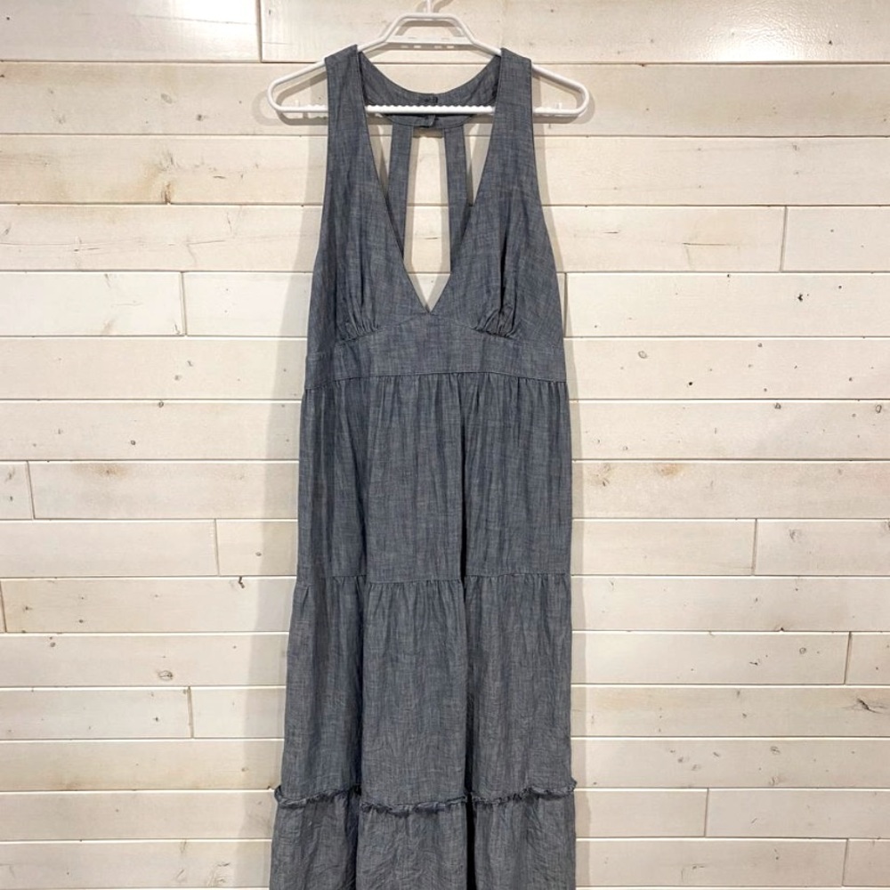 GAP maxi denim dress